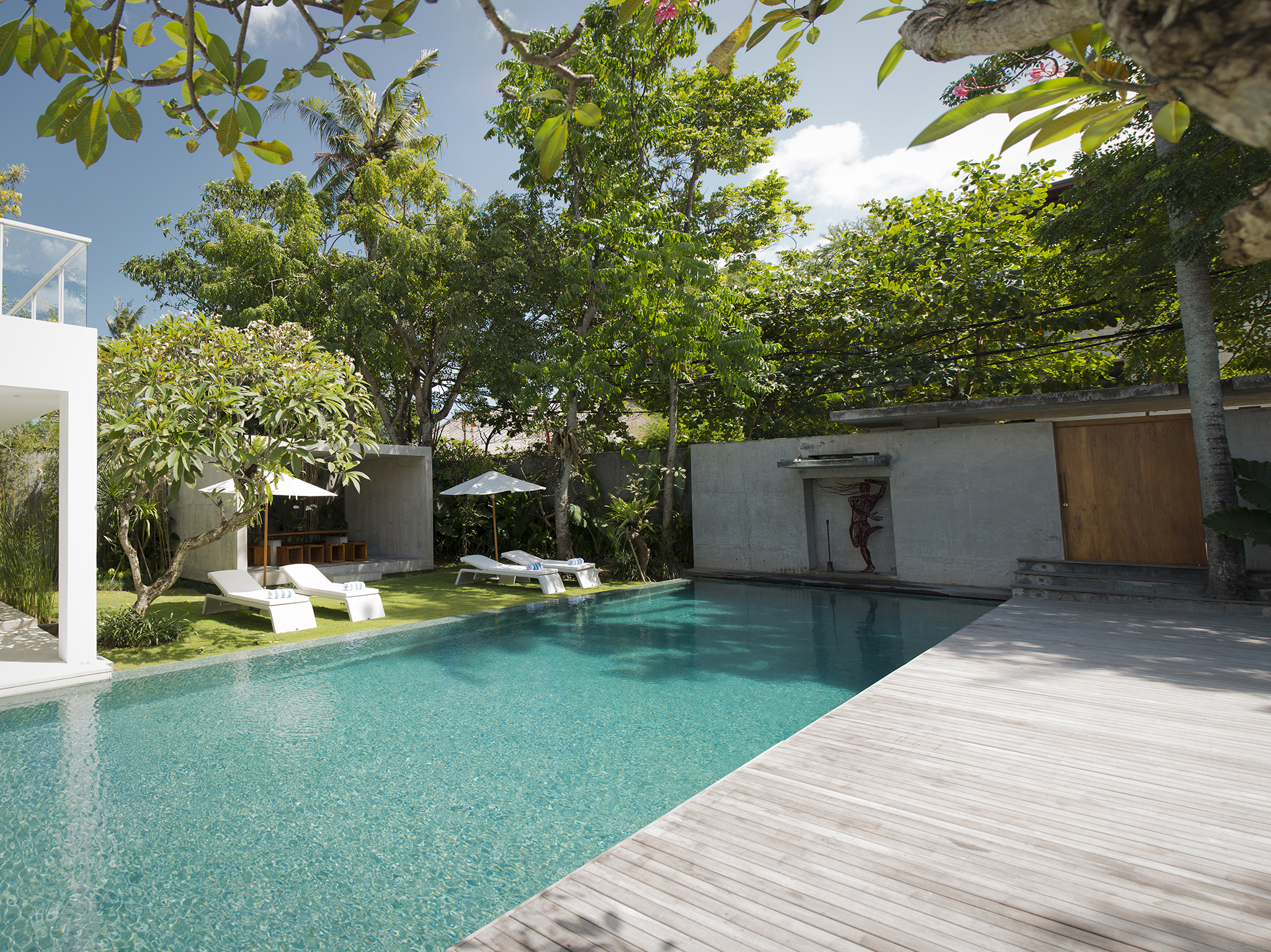 Villa Canggu - Villa South pool and deck - Villa Canggu South, Canggu, Bali